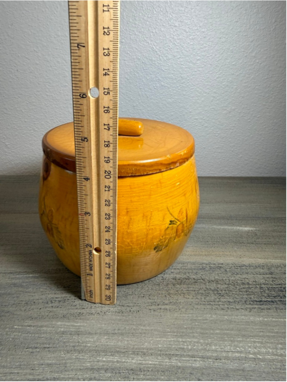 Large vintage handcrafted wooden lidded souvenir trinket box - Picture 11 of 12